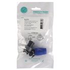 2 pólusú kábelcsatlakozó, tokmány típusú húzásmentesítő