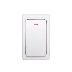   Home NVKP 01 elem nélküli távkapcsoló, csengők és hálózati kapcsolók bővítéséhez, 120 m hatótáv, víznek fokozottan ellenálló, kinetikus energia
