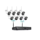 Pro Vision Like FULL HD WIFI-s komplett 8 kamerás megfigyelő rendszer 1080p 3,0MP-s kamera 8 db Vezeték Nélküli IP Kamerás Rendszer szett nvr ip wifi