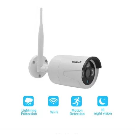 Pro Vision 4 kamerás wifi-s kamerarendszer, 1080P, HD, AIX, WiFi, 4CH HDMI, 4PCS 2MP IR NVR, időjárásálló vezeték nélküli IP, biztonsági videomegfigyelő rendszer
