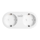 Home NVS 32 PRO SMART elosztó, SMART LIFE alkalmazással távolról vezérelhető, 2 db földelt aljzat gyermekvédelemmel, Wi-Fi 2,4 GHz 802.11 b/g/n
