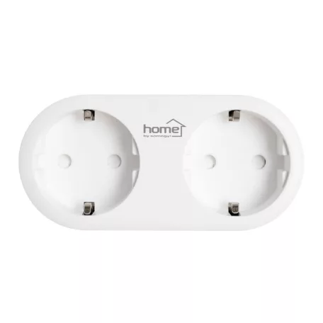 Home NVS 32 PRO SMART elosztó, SMART LIFE alkalmazással távolról vezérelhető, 2 db földelt aljzat gyermekvédelemmel, Wi-Fi 2,4 GHz 802.11 b/g/n