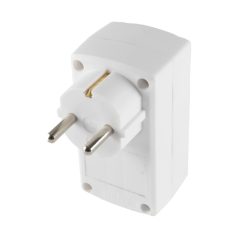   Home NV 131/WH hálózati elosztó, 3 aljzat, 2 EURO aljzat, 1 védőérintkezős aljzat (max. 3680W), fehér