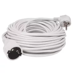   Home NV 2-10/WH/1,5 hosszabító, 10 m, H05VV-F 3G1,5 mm2 kábel, IP 20 kivitel, 250V~/16A/3680W, pipa alakú dugó és egyenes lengő aljzat, fehér színű