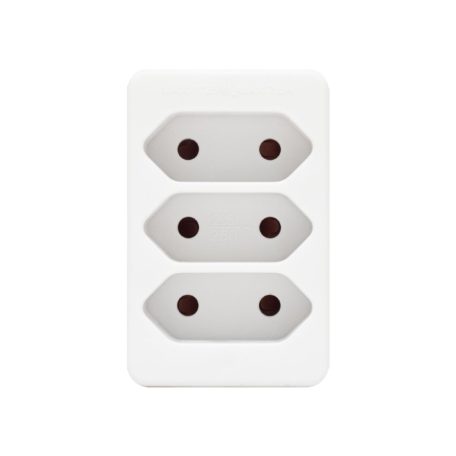 Home NV 23/WH hálózati elosztó, 3 EURO aljzat gyermekvédelemmel ellátva, max. 3 x 500 W, fehér