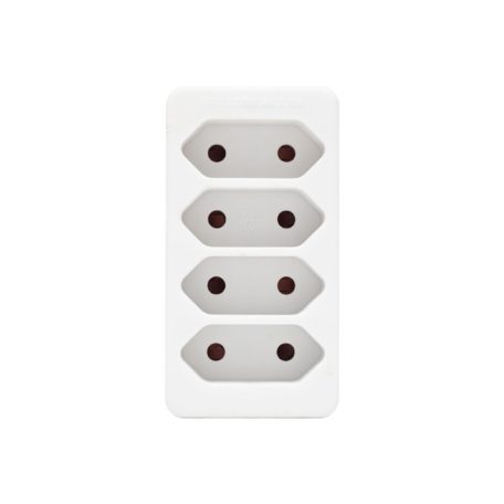 Home NV 24/WH hálózati elosztó, 4 EURO aljzat gyermekvédelemmel ellátva, max. 4 x 500 W, fehér