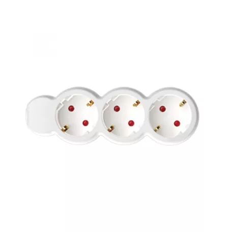 Home NV 3-5/WH/1,5 hálózati elosztó, 5 m, H05VV-F 3G1,5 mm2 kábel,  IP20 kivitel, 3 védőérintkezős aljzat, max. 3500W, fehér