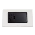 Home OC 07 digitális LED ébresztőóra, tapsra aktiválható fehér kijelző, dátum és hőmérséklet kijelzés, ébresztés, elemes tápellátás