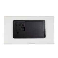   Home OC 07 digitális LED ébresztőóra, tapsra aktiválható fehér kijelző, dátum és hőmérséklet kijelzés, ébresztés, elemes tápellátás