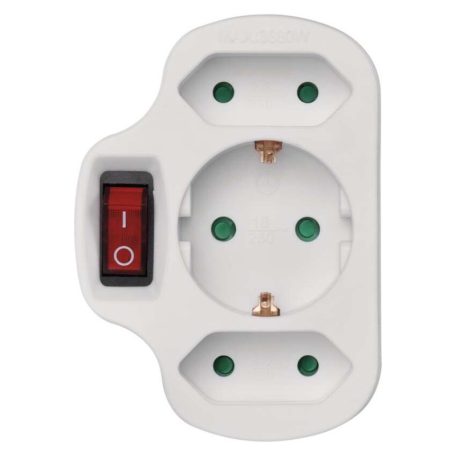 EMOS Elosztó 3 aljzat kapcsolható