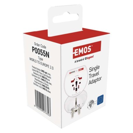 EMOS Utazóadapter Európába látogató külföldieknek