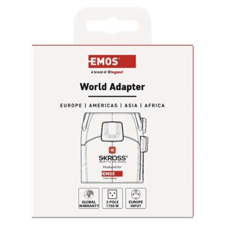 EMOS Utazó adapter P0056N fehér