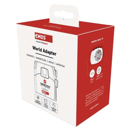 EMOS Utazó adapter P0056N fehér