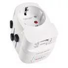 EMOS utazó adapter P0056U fehér, 1×USB-C, 1×USB-A