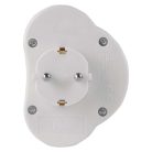 EMOS Elosztó aljzat SCHUKO 2x lapos, fehér