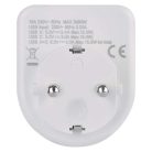 Aljzat elágazó 1×, 1×USB-A+1×USB-C, fehér