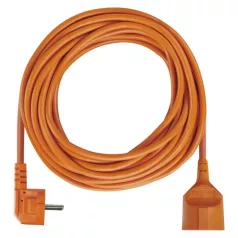   Hosszabbító 10 m / 1 aljzat / narancssárga / PVC / 250 V / 1,5 mm2