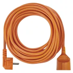  Hosszabbító 15 m / 1 aljzat / narancssárga / PVC / 250 V / 1,5 mm2