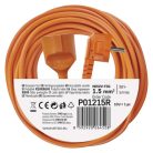 Hosszabbító 15 m / 1 aljzat / narancssárga / PVC / 250 V / 1,5 mm2