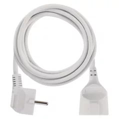   Hosszabbító 1,4 m  /  1 aljzat  /  fehér  /  PVC  /  1 mm2