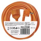 Hosszabbító 20 m / 1 aljzat / narancssárga / PVC / 250 V / 1,5 mm2