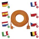 Hosszabbító 30 m / 1 aljzat / narancssárga / PVC / 250 V / 1,5 mm2