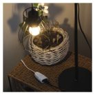 Hosszabbító 1,5 m / 1 aljzat / fehér / PVC / 0,75 mm2