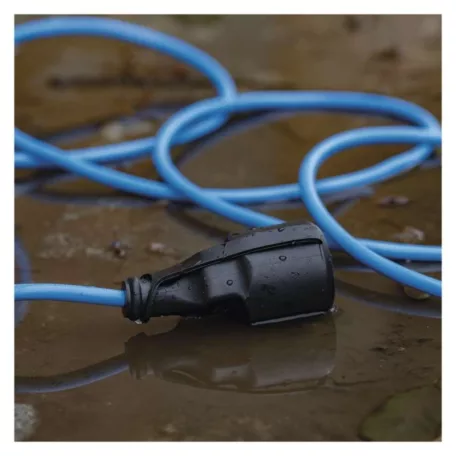 Fagyásálló hosszabbító kábel 20 m / 1 csatlakozó / kék / PVC / 230 V / 1,5 mm2