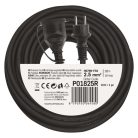 Hosszabbító 25 m / 1 aljzat / fekete / gumi-neoprén / 250 V / 2,5 mm2