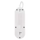 Hosszabbító 1,4 m / 2 aljzat+2×USB-A+1×USB-C / fehér / PVC / 1,5 mm2