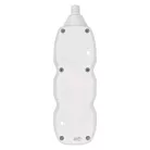 Hosszabbító 5 m / 3 aljzat / fehér / PVC / 1,5 mm2