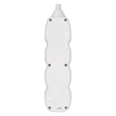 Hosszabbító 1,5 m / 4 aljzat / fehér / PVC / 1,5 mm2