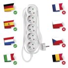 Hosszabbító 3 m / 5 aljzat / fehér / PVC / 1,5 mm2