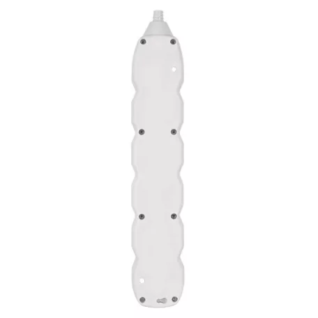 Hosszabbító 2 m / 6 aljzat / fehér / PVC / 1 mm2