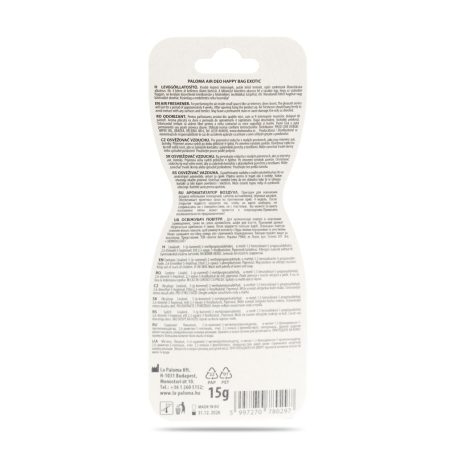 Illatosító - Paloma Happy Bag - Exotic