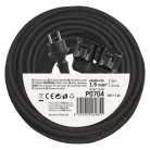Hosszabbító 25 m / 2 aljzat / fekete / gumi / 250 V / 1,5 mm2