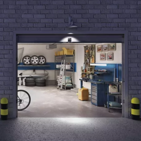 Fagyásálló kábeldob 25 m / 4 aljzat / kék / PVC / 230 V / 1,5 mm2