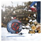 Fagyásálló kábeldob 50 m / 4 aljzat / kék / PVC / 230 V / 1,5 mm2