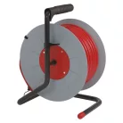 Kábeldob 50 m / 4 aljzat / narancssárga / PVC / 230 V / 1,5 mm2