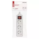 EMOS Elosztó (hosszabbító) vez nélk 3 aljzat kapcsolható