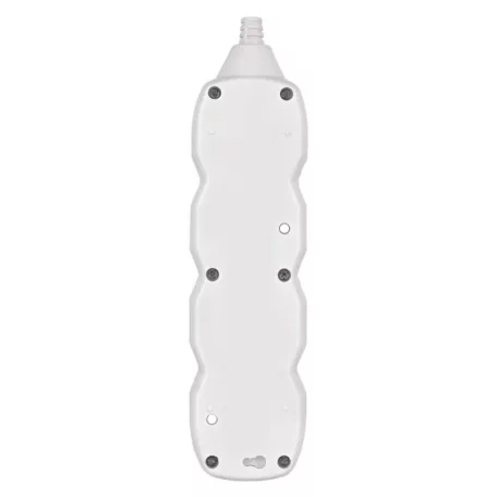 Hosszabbító 1,5 m / 3 aljzat / kapcsolós / fehér / PVC / 1 mm2