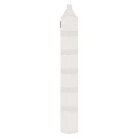 Hosszabbító 2 m / 5 aljzat / kapcsolós / fehér / PVC / 1 mm2