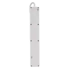 Hosszabbító 3 m / 5 aljzat / kapcsolós / fehér / 1× USB-A + 1× USB-C  / 1,5 mm2