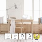 Hosszabbító 3 m / 6 aljzat / kapcsolós / fehér / PVC / 1,5 mm2