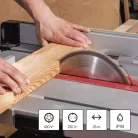 Kültéri kábeldob 33 m / 3 aljzat / fekete / gumi / 230V/400V / 2,5 mm2