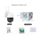 Pro vision Onvif P20 Wifi IP Kültéri Térfigyelő Kamera Full HD 1080p, új típus megfigyelő biztonsági készlet 2 antennás 2MP  V380PRO app.