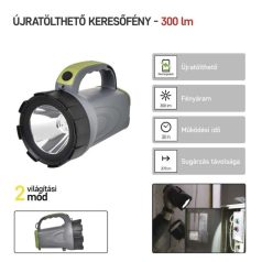 EMOS Akkumulátoros LED lámpa 300lm
