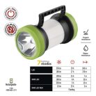 LED újratölthető kemping lámpa P2313, 350 lm