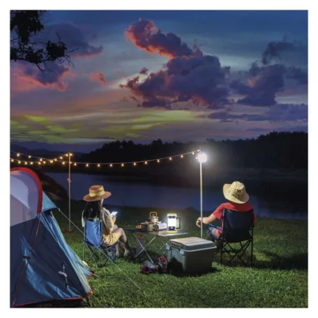 LED újratölthető kemping lámpa P2313, 350 lm