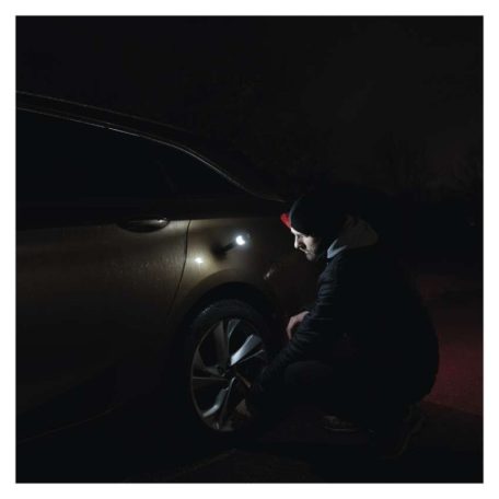 EMOS COB LED fém zseblámpa, 2xAAA, 180lm, IP44